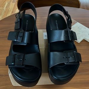 clergerie chucnky sandal size 40 1/2